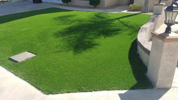 Artificial grass for front yard project (1)