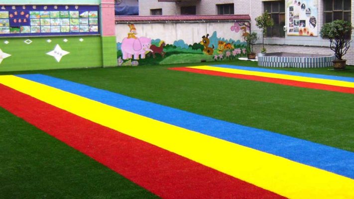 Playground synthetic turf Vivilawn project